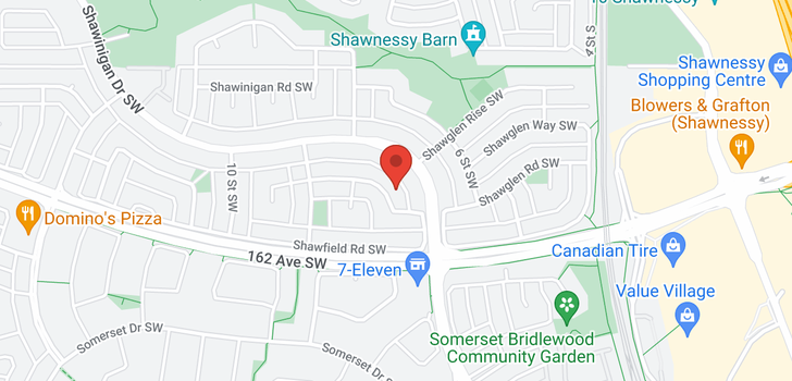 map of 76 Shawfield Road SW